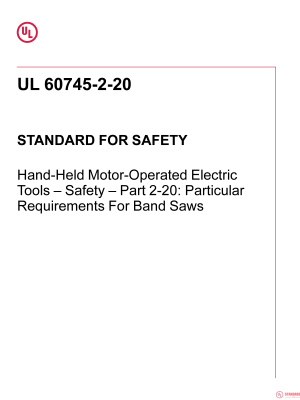 UL 60745-2-20 PDF
